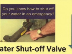 Water Shut-Off Valves Moved to Garage